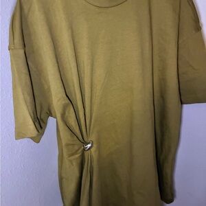 H&M Olive Green Tunic Top
